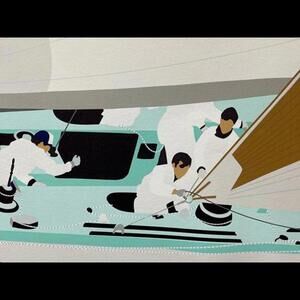 Franco Costa Limited Edition Sailing Art Print Unframed - 'Ready to Sail' 37x27